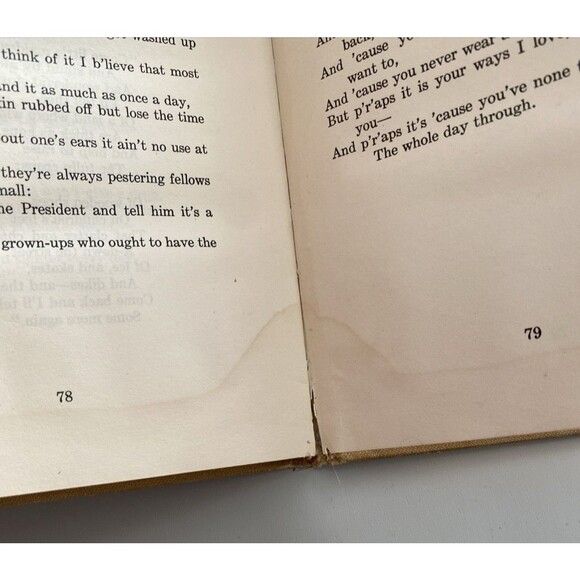 Animal Ttown and other Rhymes Margaret AFassite 1923 John Winston CO RARE Kids - Picture 13 of 16